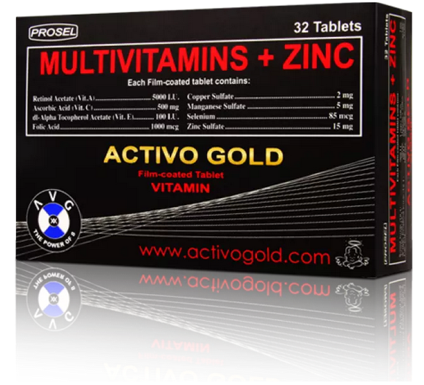 Activo Gold (Multivitamin + Zinc)
