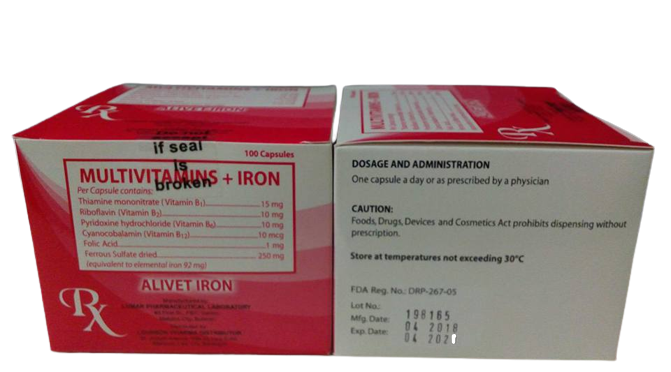 Alivet ( Multivitamins + Iron )