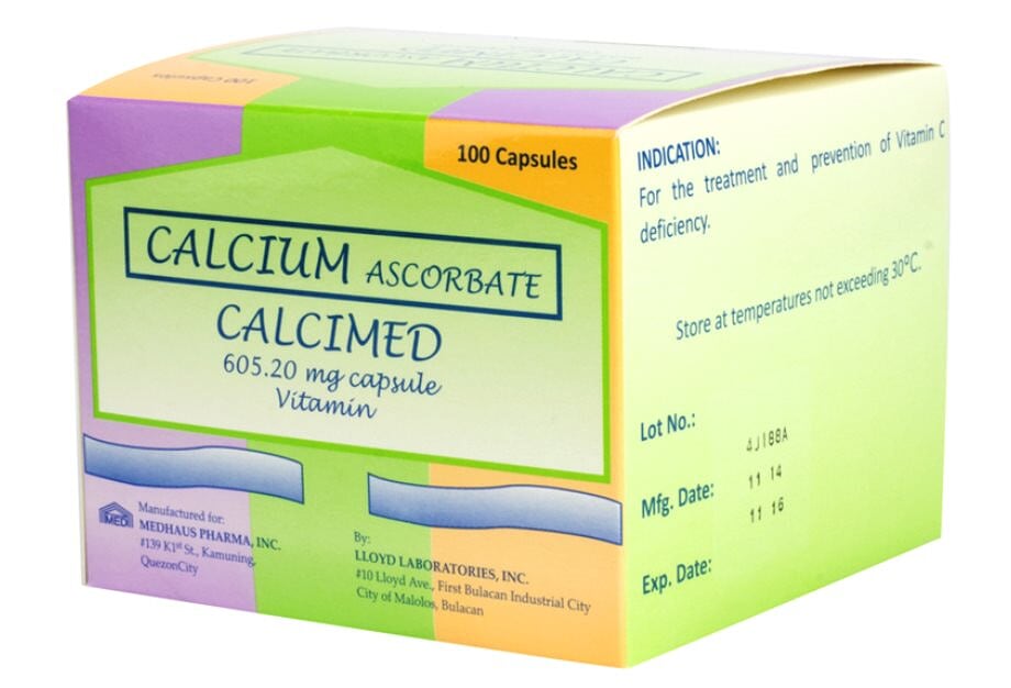Calcimed (Calcium Ascorbate) The House Of Goodies