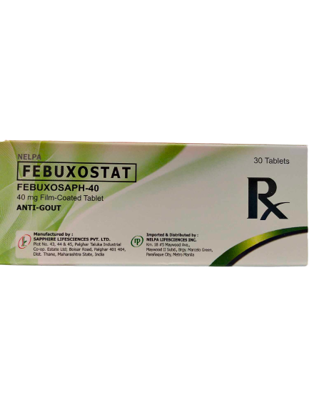 Febuxosaph ( Febuxostat 40 mg )
