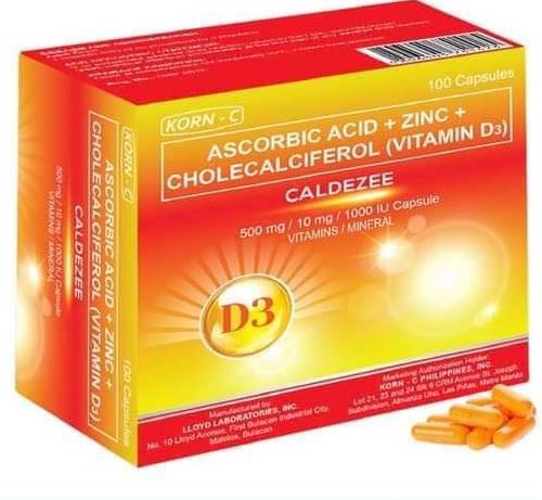CalDeZee (Ascorbate + Zinc + Cholecalciferol D3)
