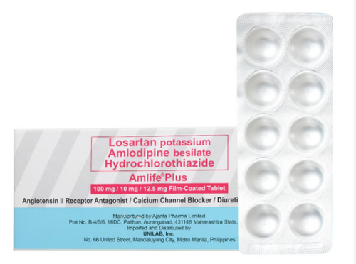 Amlife Plus (Amlodipine+Losartan+Hydrochlorothiazide)