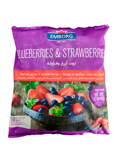 EMBORG  Blueberries & Strawberries (400g)