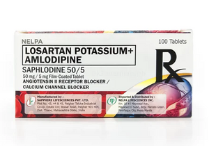 Saphlodine (Amlodipine besilate + Losartan Potassium)