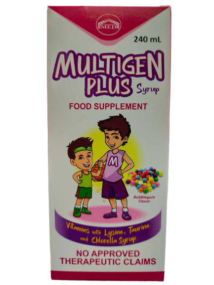 Multigen (Multivitamins + Minerals + Chlorella + Lysine + Taurine)