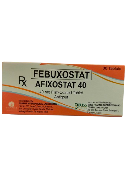 Afixostat (Febuxostat 40mg)
