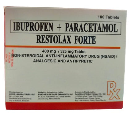 Restolax Forte (Ibuprofen + Paracetamol)