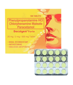 Decolgen Forte (Phenylpropanolamine HCl+Chlorphenamine Maleate+Paracetamol)