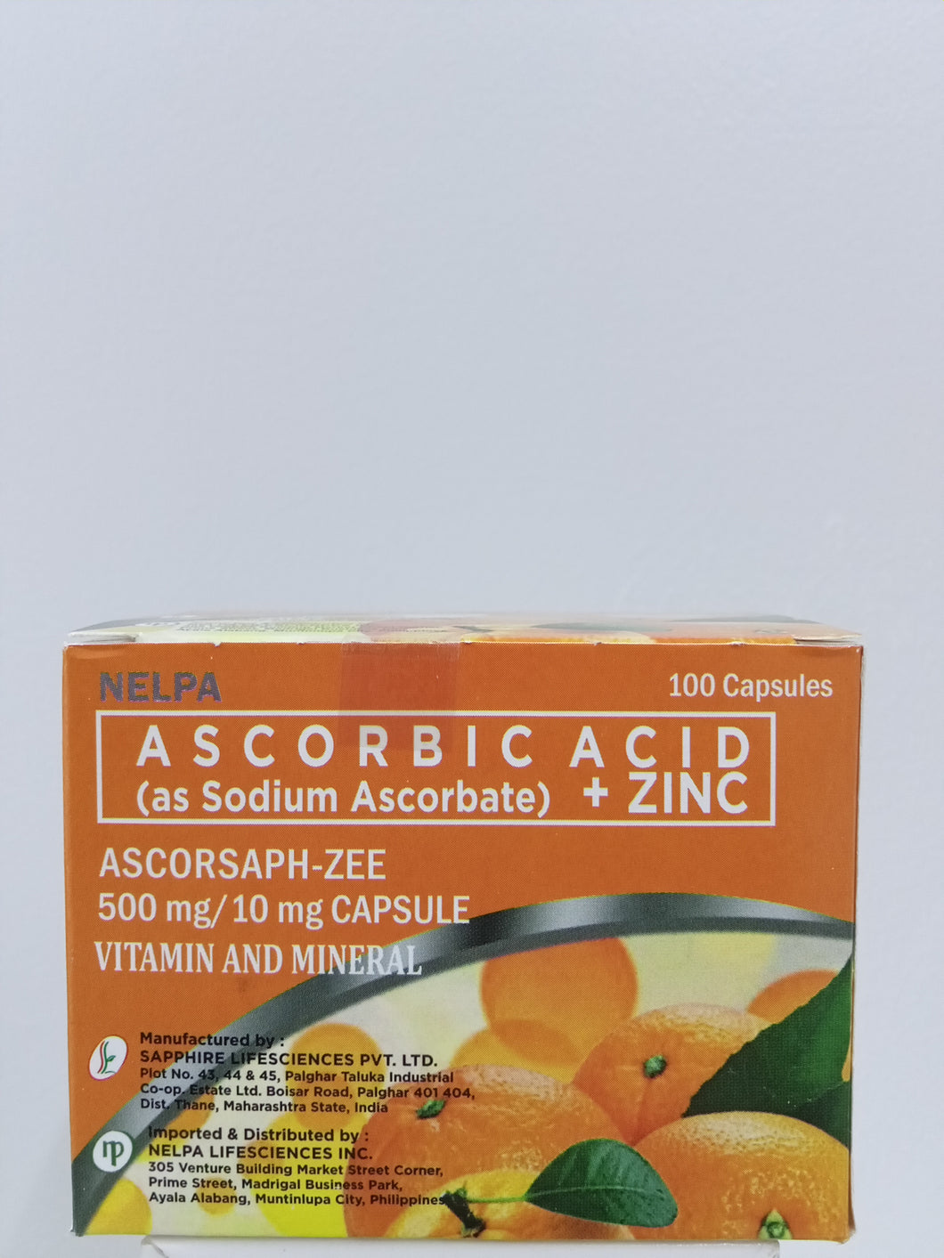 Ascorsaph-Zee (Ascorbic Acid + Zinc)