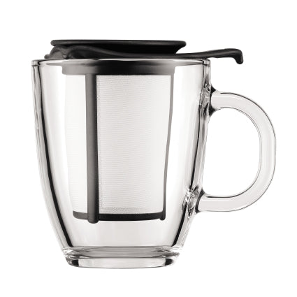 Yo-Yo Mug & Tea Strainer Set (0.35 L, 12 oz)