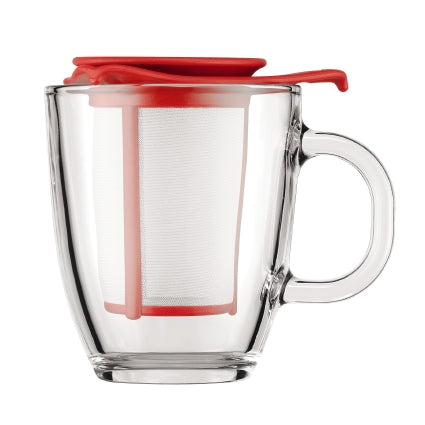 Yo-Yo Mug & Tea Strainer Set (0.35 L, 12 oz)
