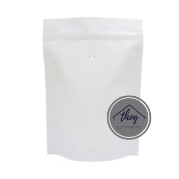 Stand Up Pouch Zip Lock Colored Kraft w/ Coffee Valve