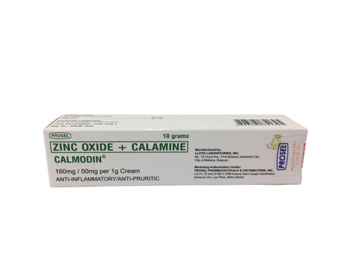 Calmodin ( Zinc Oxide + Calamine ) 160mg / 50 mg per 1g Cream