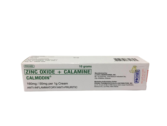 Calmodin ( Zinc Oxide + Calamine ) 160mg / 50 mg per 1g Cream