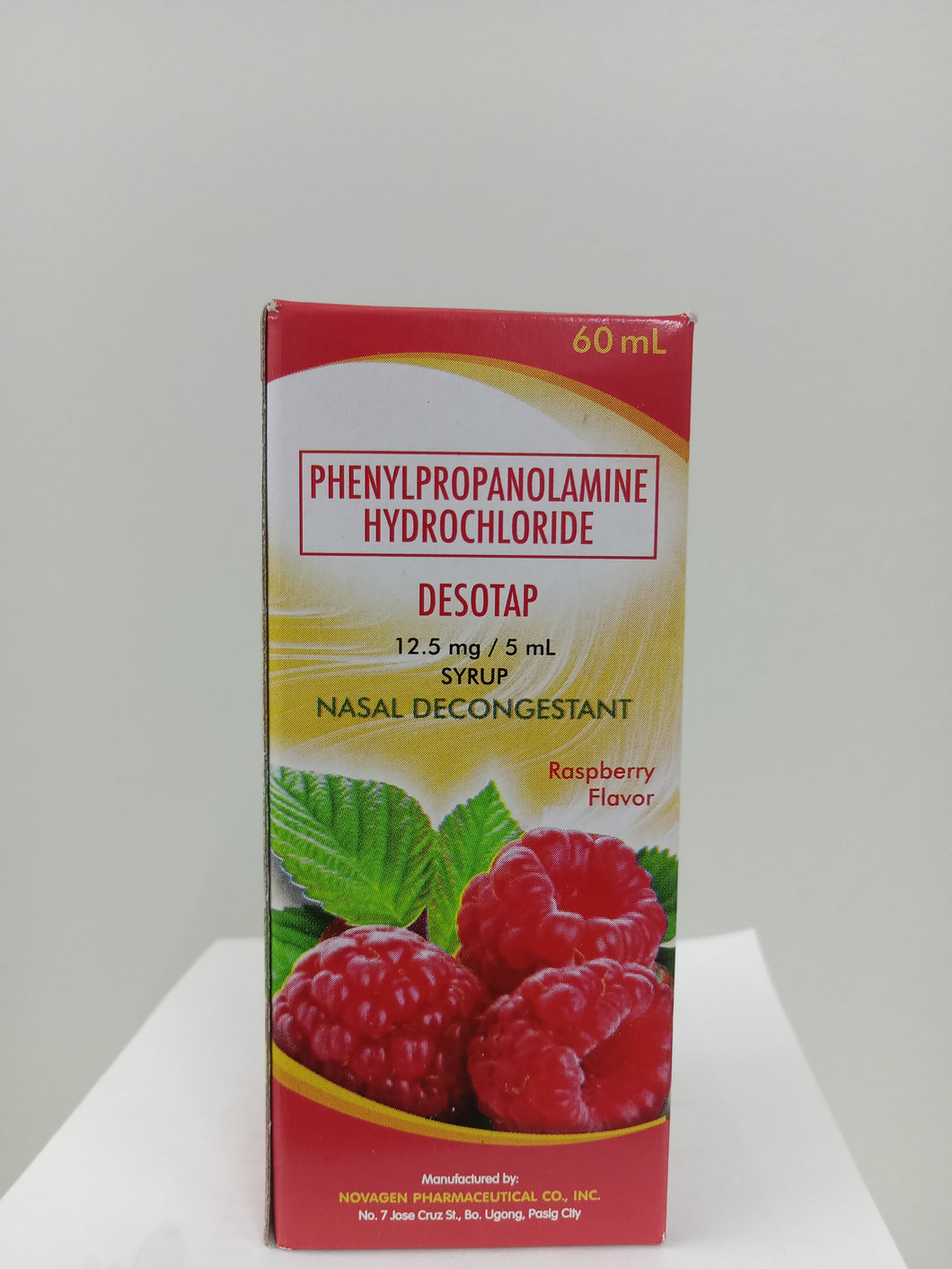 Desotap (Phenylpropanolamine)