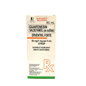 Erventril Forte (Salbutamol + Guaifenesin)