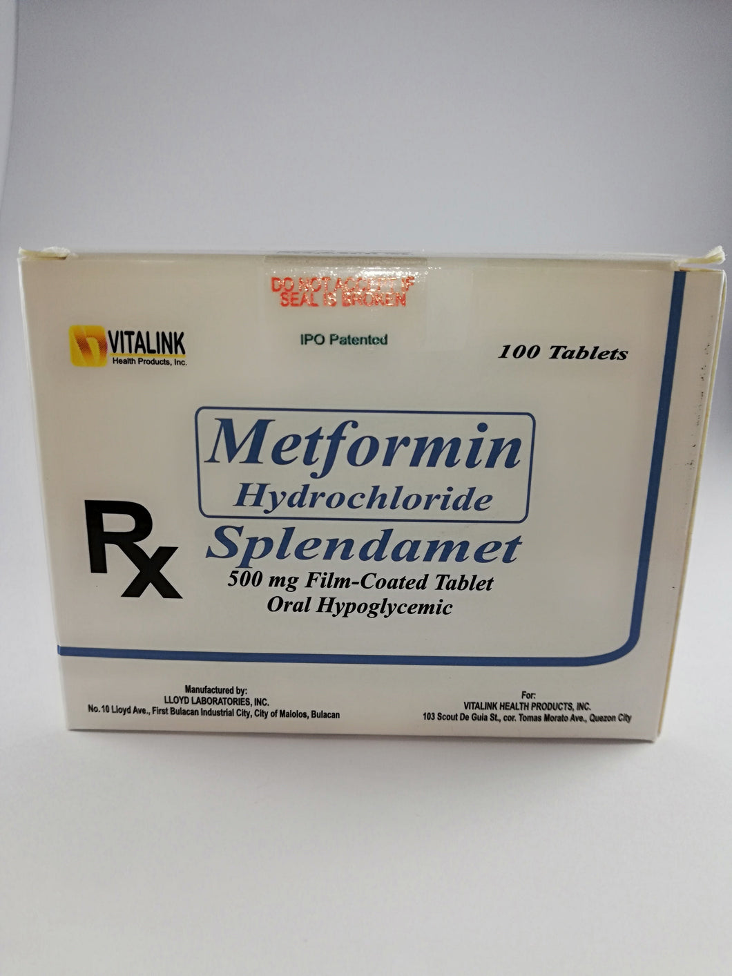 Splendamet (Metformin Hydrochloride)