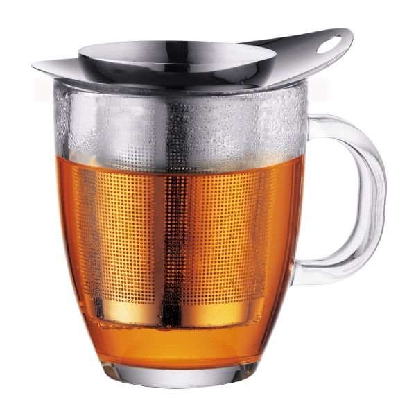 Yo-Yo Mug & Tea Strainer Set (0.35 L, 12 oz)