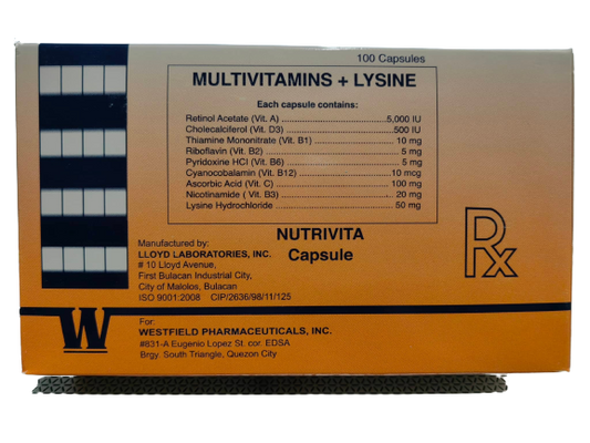 Nutrivita ( Multivitamins + Lysine )