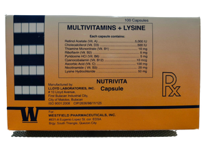 Nutrivita ( Multivitamins + Lysine )