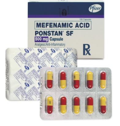 Ponstan ( Mefenamic Acid 500 mg Capsule )