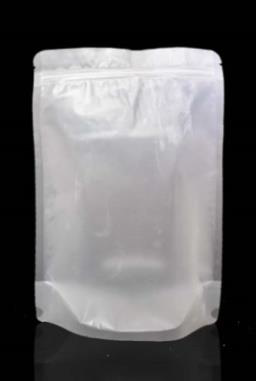 Stand Up Pouch Zip Lock w/o Window Clear Matte 100 microns