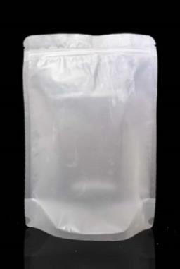 Stand Up Pouch Zip Lock w o Window Clear Matte 100 microns