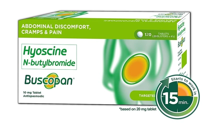 Buscopan (Hyoscine-N-butylbromide)