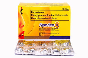 Symdex - D (Phenylpropanolamine + Chlorpheniramine + Paracetamol)