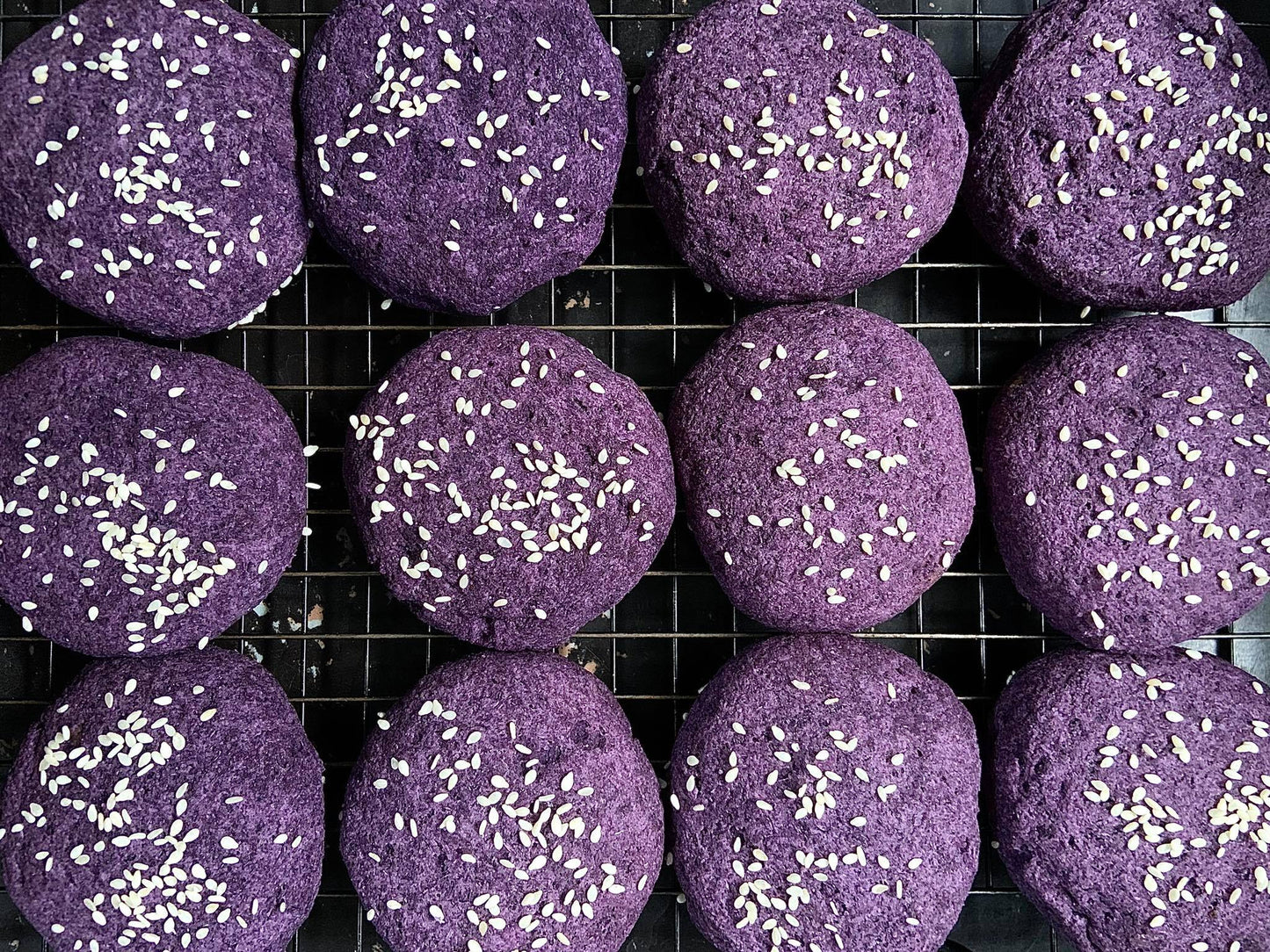 Keto Ube Cheese Pandesal