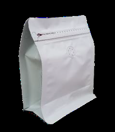 Side Seal Gusset Bag Pull Tab Zip Lock Gold w/ Coffee Valve