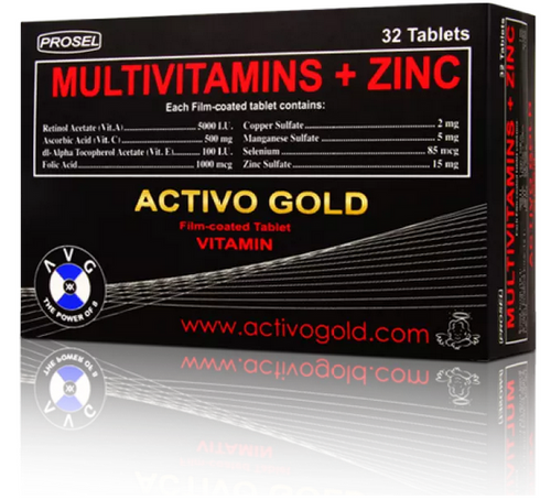 Activo Gold (Multivitamin + Zinc)