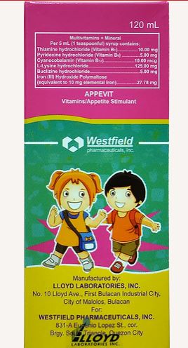 Appevit (Buclizine + B-Complex + Iron)