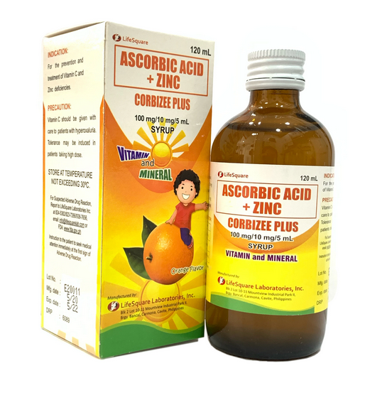 Corbizee Plus (Sodium Ascorbate + Zinc)