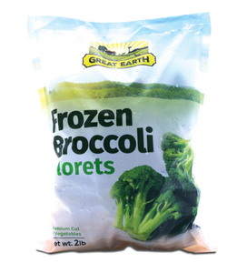 Great Earth Frozen Broccoli Florets (907g)