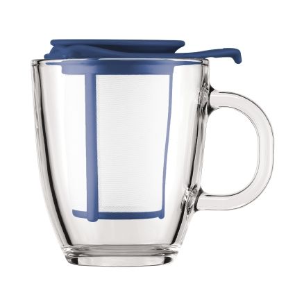 Yo-Yo Mug & Tea Strainer Set (0.35 L, 12 oz)