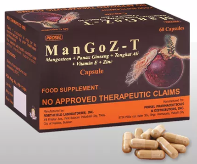 ManGoZ-T (Mangosteen + Ginseng + Zinc + Tongkat Ali)