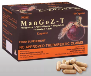 ManGoZ-T (Mangosteen + Ginseng + Zinc + Tongkat Ali)