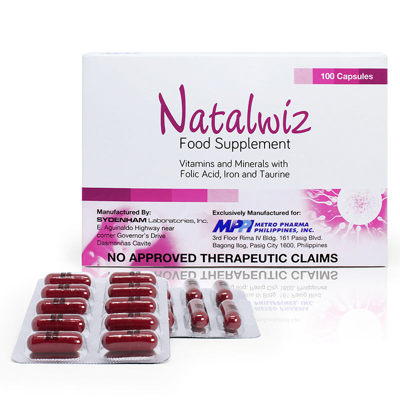 Natalwiz (Multivitamins + Folic + Iron + Taurine)