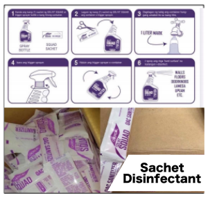 Solvit Squad Sachet Disinfectant