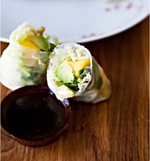 Crab Mango Salad Spring Rolls (6 pcs)