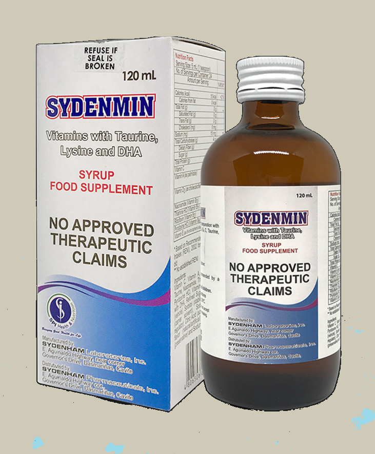 Sydenmin (Multivitamin + Taurine + Lysine + Docosahexaenoic Acid)