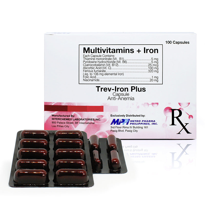 Trev-Iron Plus (Multivitamin + Iron)