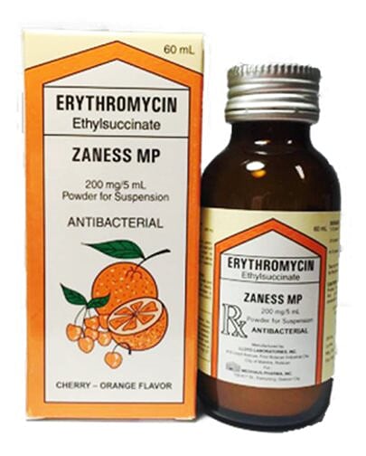 Erythromycin ethylsuccinate 200 mg